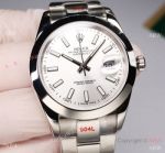 Swiss Quality Rolex Datejust II Citizen 8215 watch 41mm Silver Dial Oystersteel